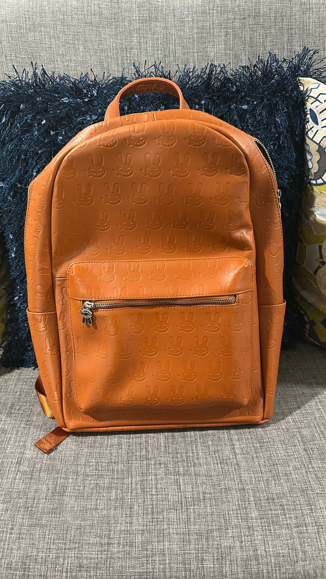 Dr Zodiak Limited Edition Leather Backpack In Camel Color