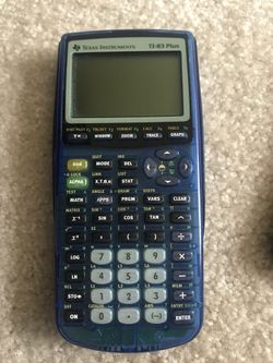 Ti-83 plus graphing calculator