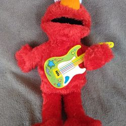 Sesame Street Rock and Rhyme Elmo Talking, Singing 14-Inch Plush Toy for Toddlers, 