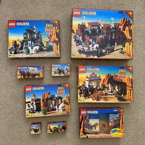 Photo LEGO Wild West Western Cowboys Complete Collection NEW - Sealed