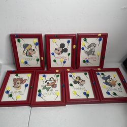 Vintage Disney Cross Stitch Frames