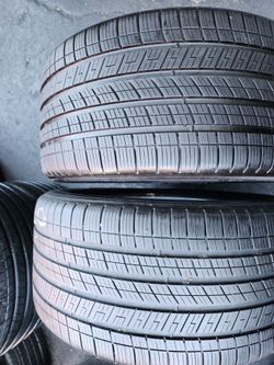 2 tires 295/40r21 michelin pilot sport all season