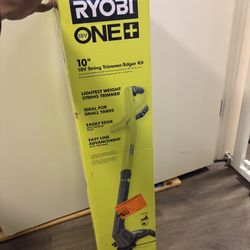 Ryobi 18V String Trimmer Kit – Battery & Charger Included – Ready to Use