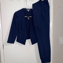 Express blue suit for women
