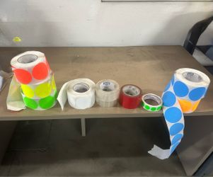 Inventory labels and tape
