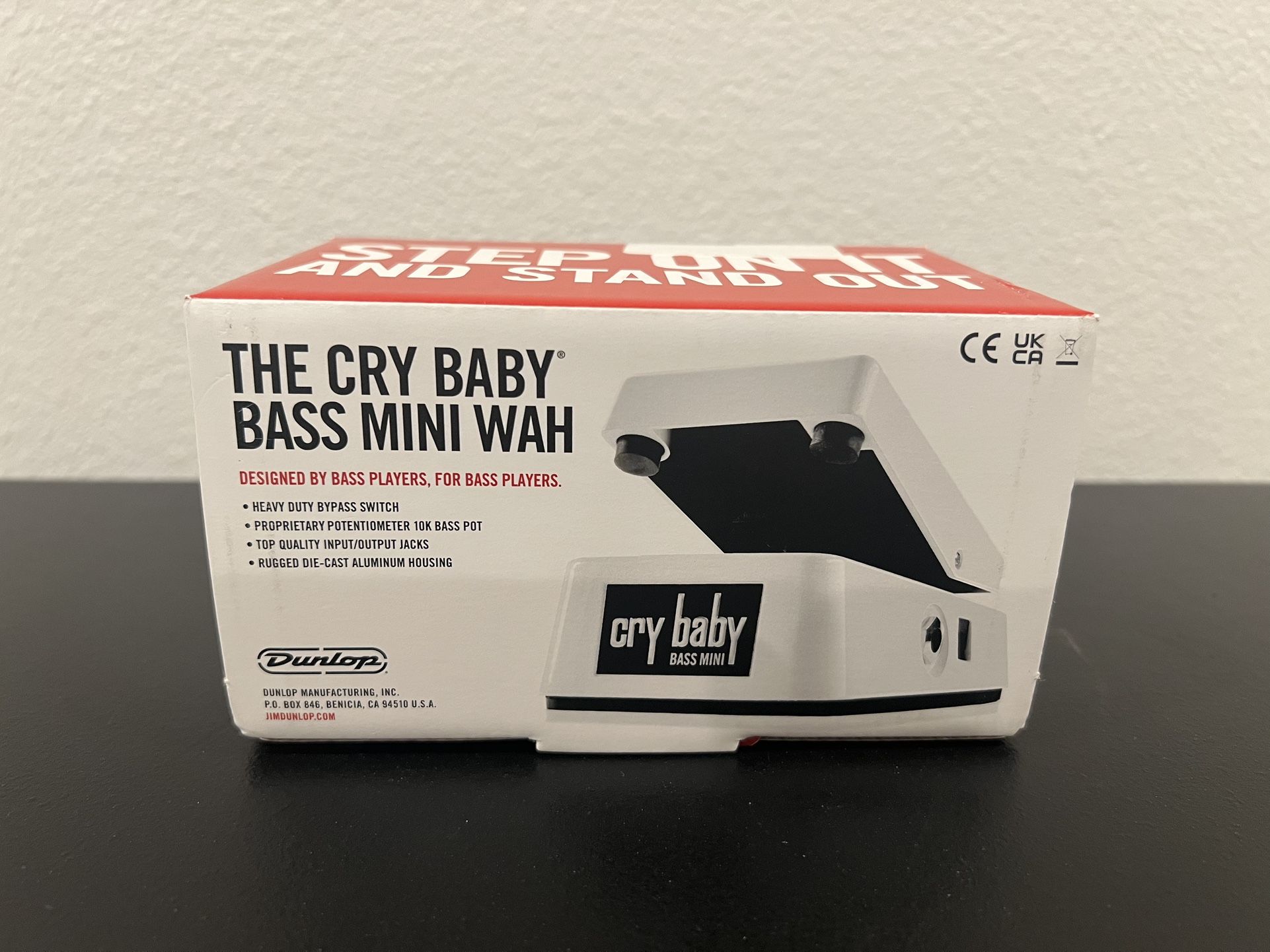 Dunlop CBM105Q Cry Baby Mini Bass Wah Pedal