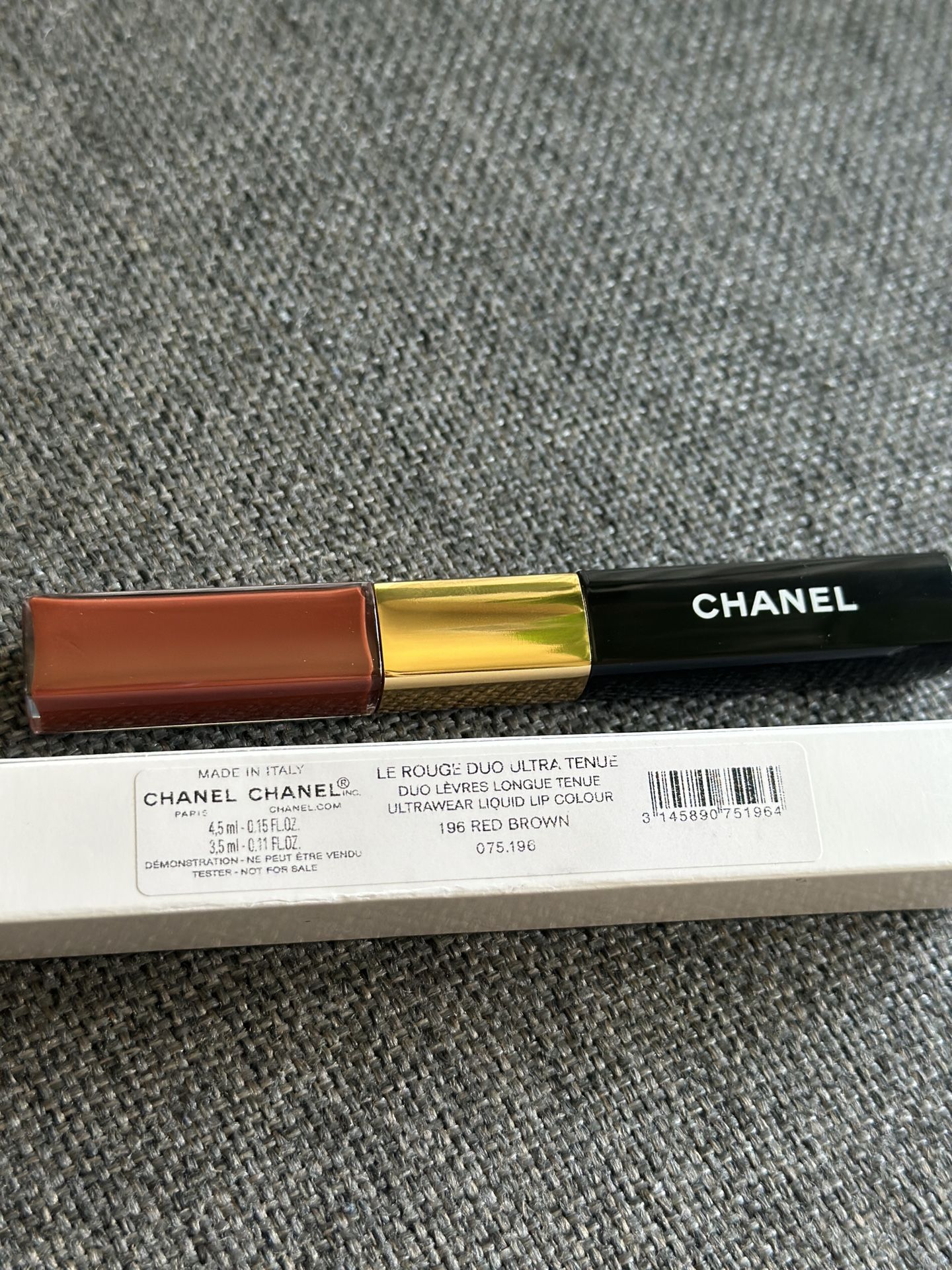 NEW Chanel Ultrawear Liquid Lip Colour-#196 Red Brown