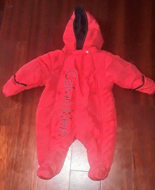 Calvin Klein Size 3 To 6 Months Infant Snowsuit