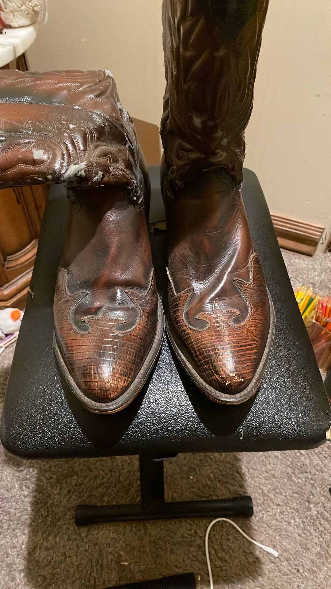 Cowboy boots Specifically Made For My Grandpa