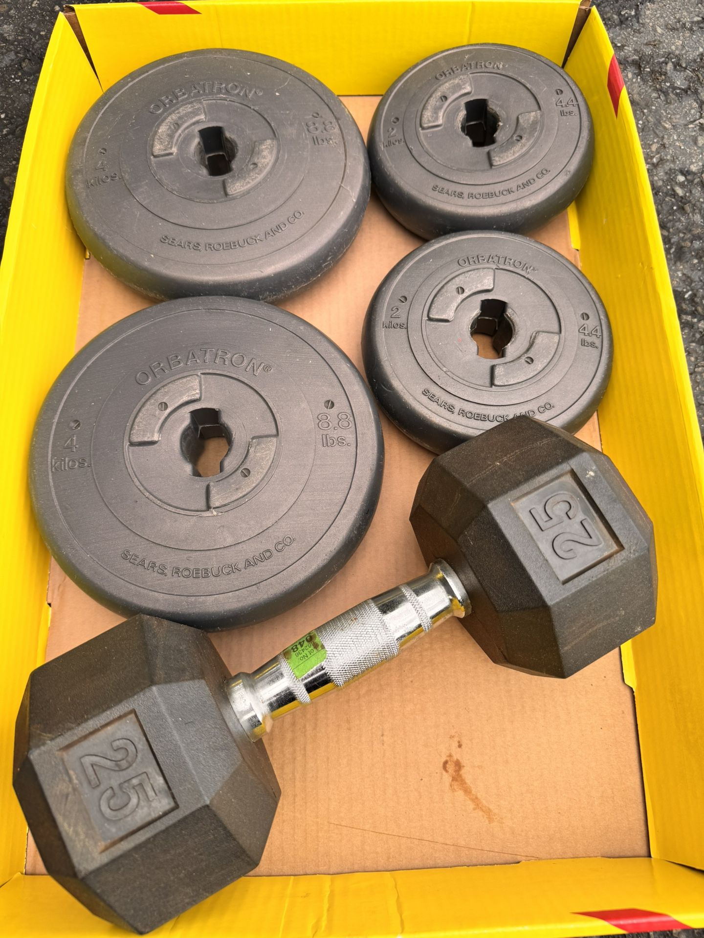 Weights, Dumbbell,  ORBATRONE And Reebok