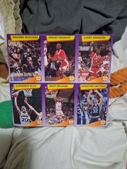 Front Row Basketball Card Sheet 6-Card Panel