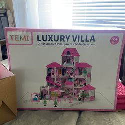Temi Diy Luxury Villa Doll House