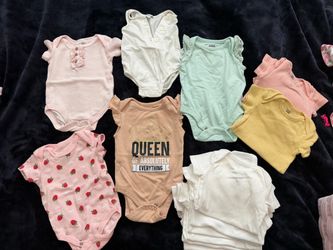 Baby girl shirts 0-3 months