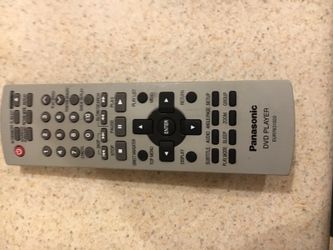 Panasonic DVD player remote control
