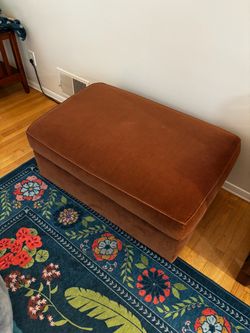 Brown ottoman