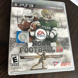 PlayStation 3 NCAA Football 13, PS3 VideoGames, 