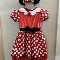 Minnie Mouse Size Small 4–6 Costume.