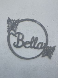 2 Butterfly Wall Signs