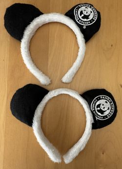 NEW 2 Panda Ears Dress up Felt Headband Halloween Costume Accessory Adult/Teen/Tween