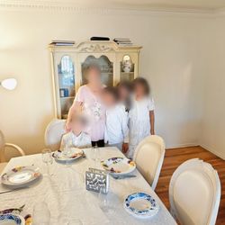 Dining Room Table + Twelve (12) Chairs