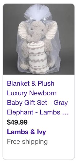 Blanket & Plush Luxury Newborn Baby Gift Set