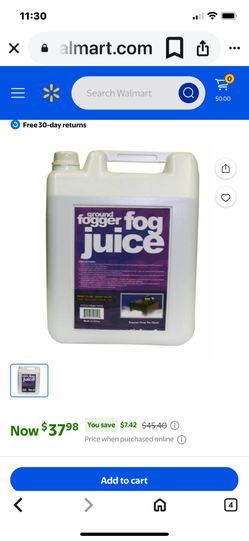 Ground fogger Juice Juice