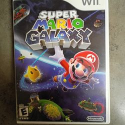 Super Mario Galaxy for Nintendo Wii (Disc, Case & Manual) Tested, working,