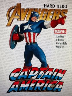 Captain America hard hero statue avengers. 14 Inches