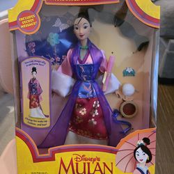 Disney's Mulan Matchmaker Magic Mulan Doll 1997 Mattel 18991
