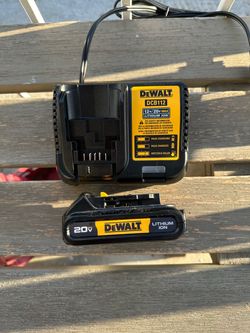 New 20v Dewalt battery n charger  firm