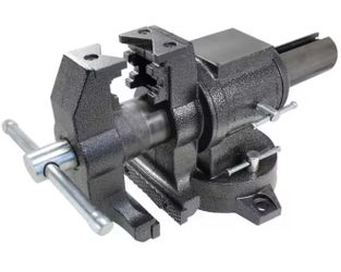 BESSEY 5 in. Multi-Purpose Rotating Pipe and Bench Vise with Swivel Base