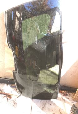 Rear glass