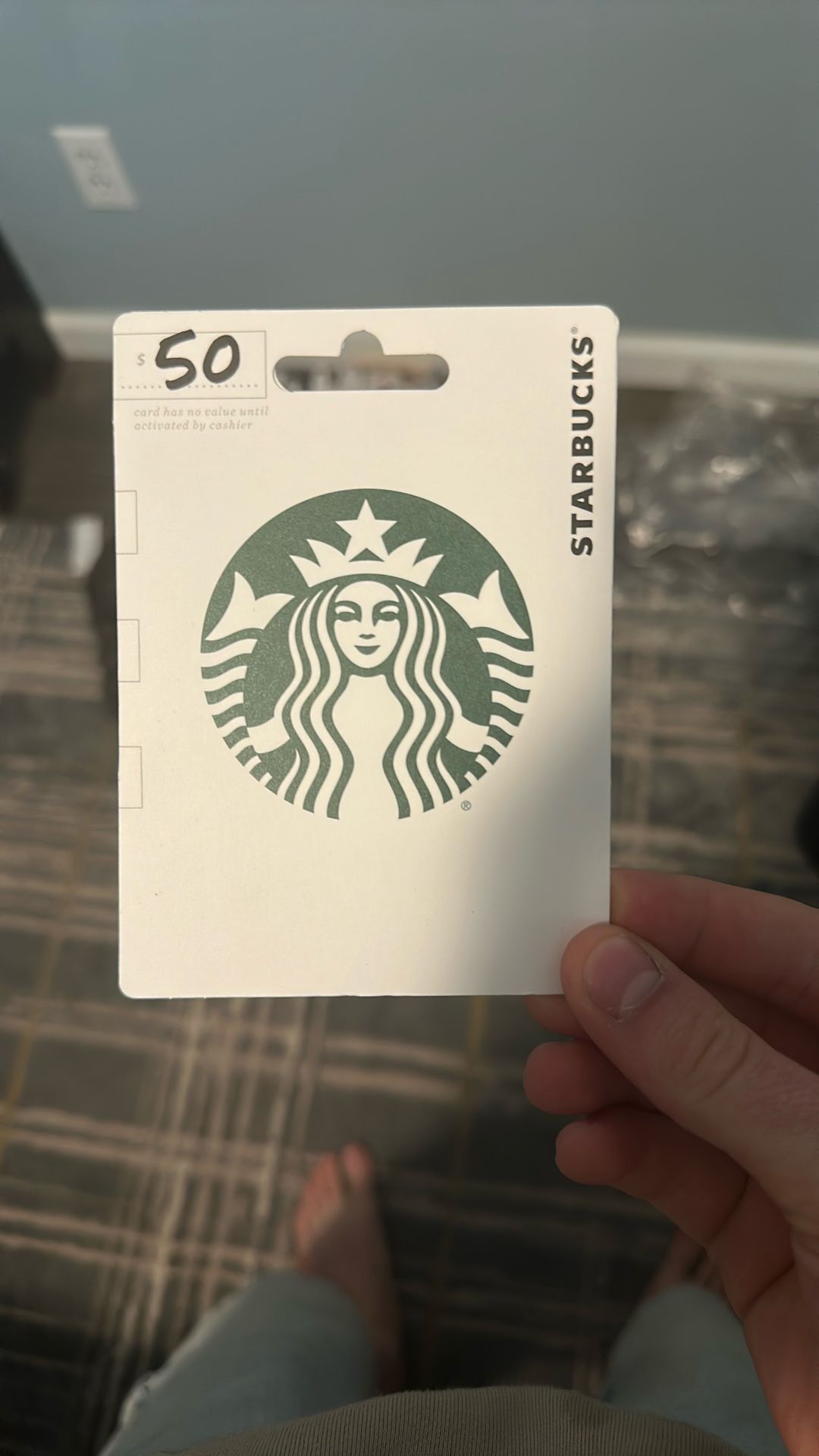 50 Dollar Starbucks Grift Card
