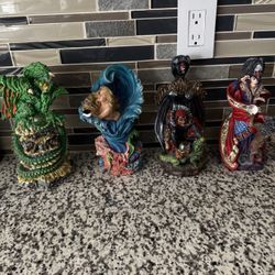 4 Quest For The Crystal  Figurines