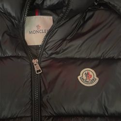 Moncler Black Glossy Down Puffer Jacket