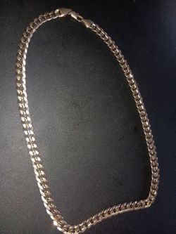 White gold chain 18k
