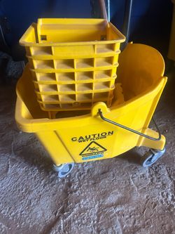 Mop Bucket and Mop Stick