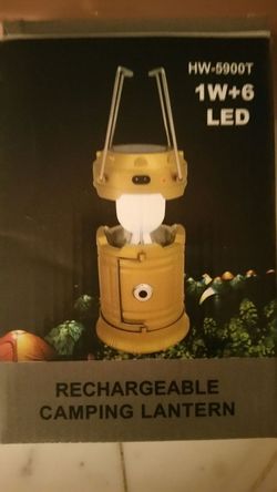 Rechargeable 6 in 1 flashlight, lantern, 3 colors