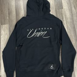 Size Small - SS23 - Jordan Brand x Union MJ Fleece Hoodie - Black/Coconut Milk