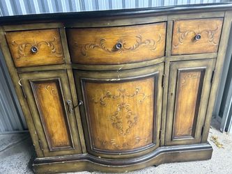 Wood Sideboard Buffet Cabinet with Drawers