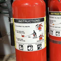 Fire Extinguisher $30 5lb Abc