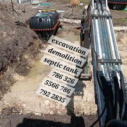 Excavation Demolition Septic Tank  