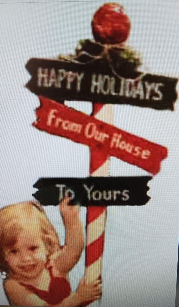 CHRISTMAS/HOLIDAYS Wood Yard Sign