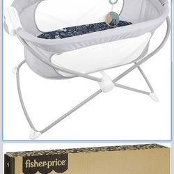 Fisher Price Soothing View Bassinet, Moonlight Forest