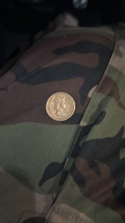 Gold-Toned Coin with Portrait