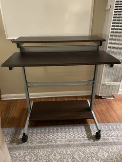 Standing Two Tier Desk - Great For Home Office 