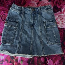 Girl Jean Skirt Size 7