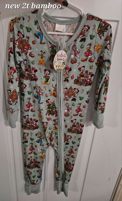 New 2t mickey bamboo zippy