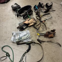 Linemen Belt Buck Squeeze/ Gaffs 