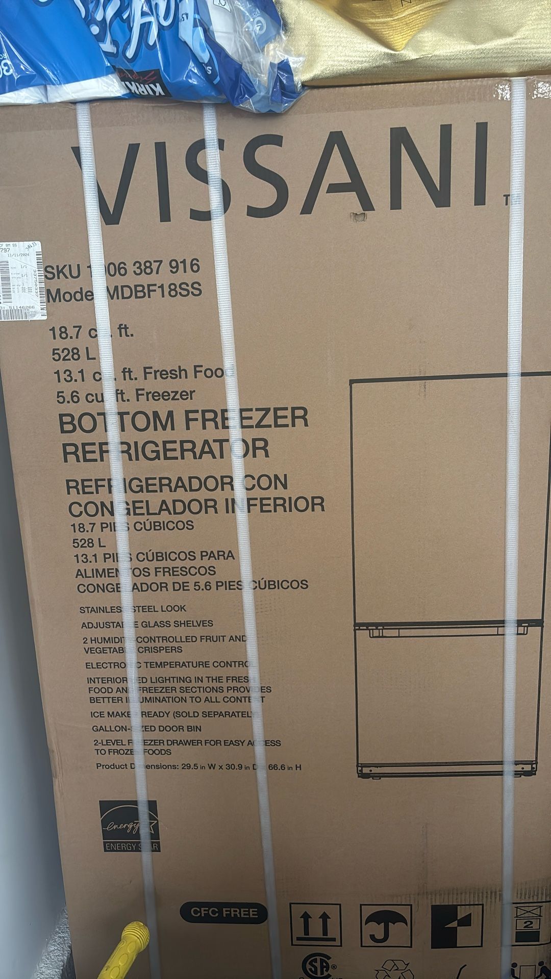 Vissani Refrigerator